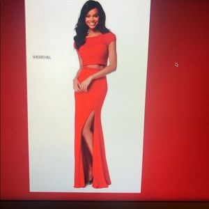 Sherri hill two piece prom dress